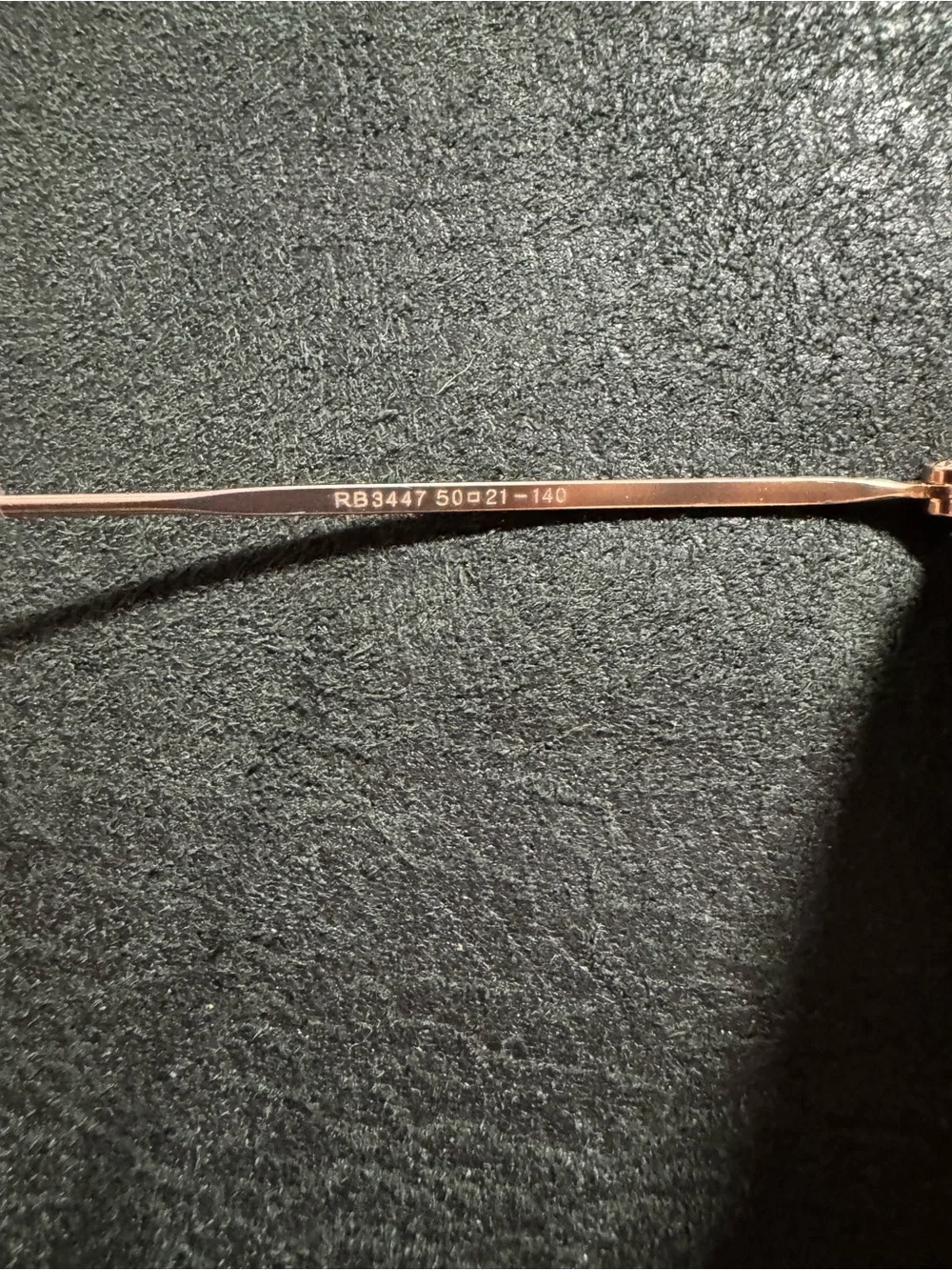 Ray-Ban Round Metal Sunglasses - Rose Gold Frame, Black Lenses